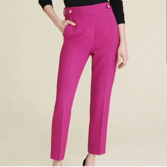 Veronica beard 6 gamila magenta pant - Picture 1 of 8